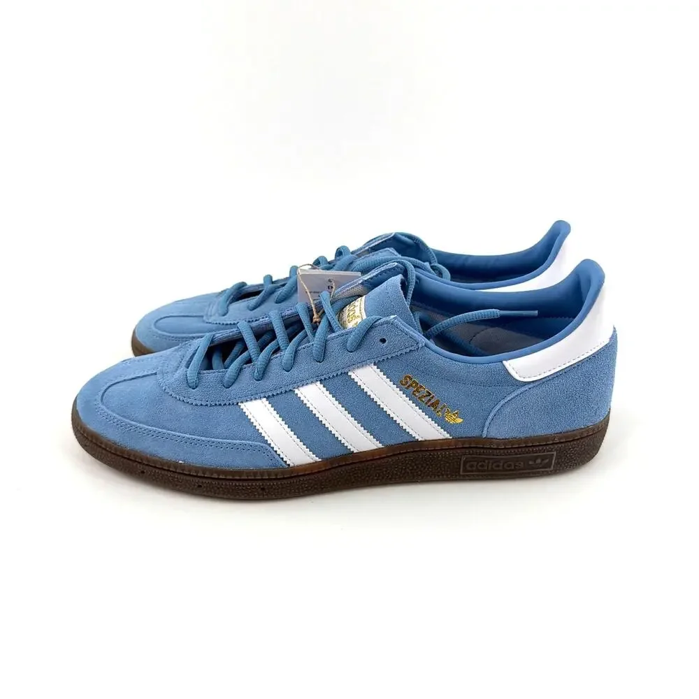 Adidas Handball Spezial Shoes Light Blue Cloud White Gum Size 12